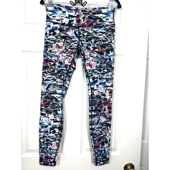 Lululemon Wunder Under Full On Luxtreme Legging Multi Abstract 8 Gym Workout - Picture 2 of 8